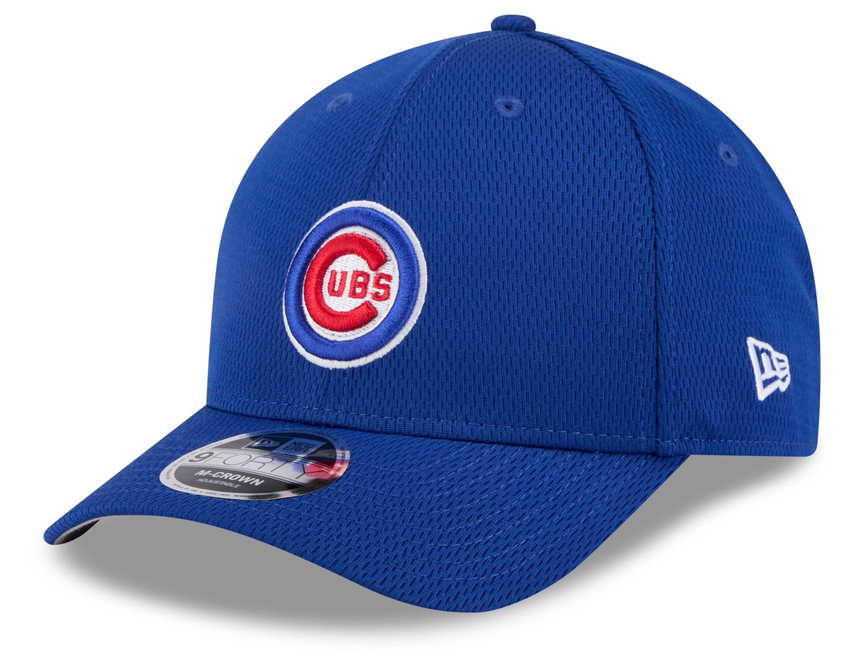Chicago Cubs New Era Blue 2025 Clubhouse Bullseye Alternate M-Crown 9FORTY Adjustable Hat