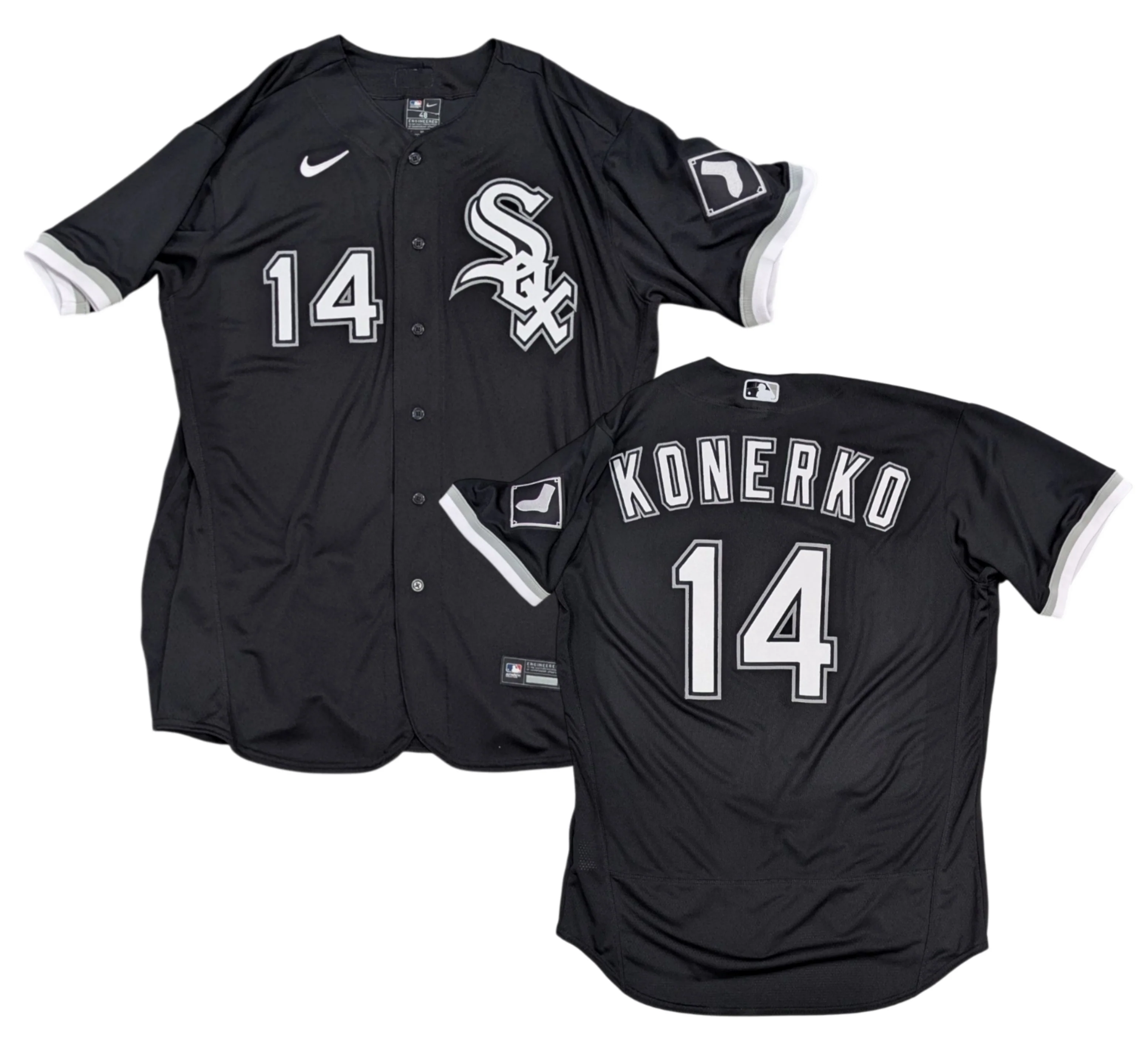 Men's Chicago White Sox Paul Konerko Nike Black Alternate Authentic Player Jersey