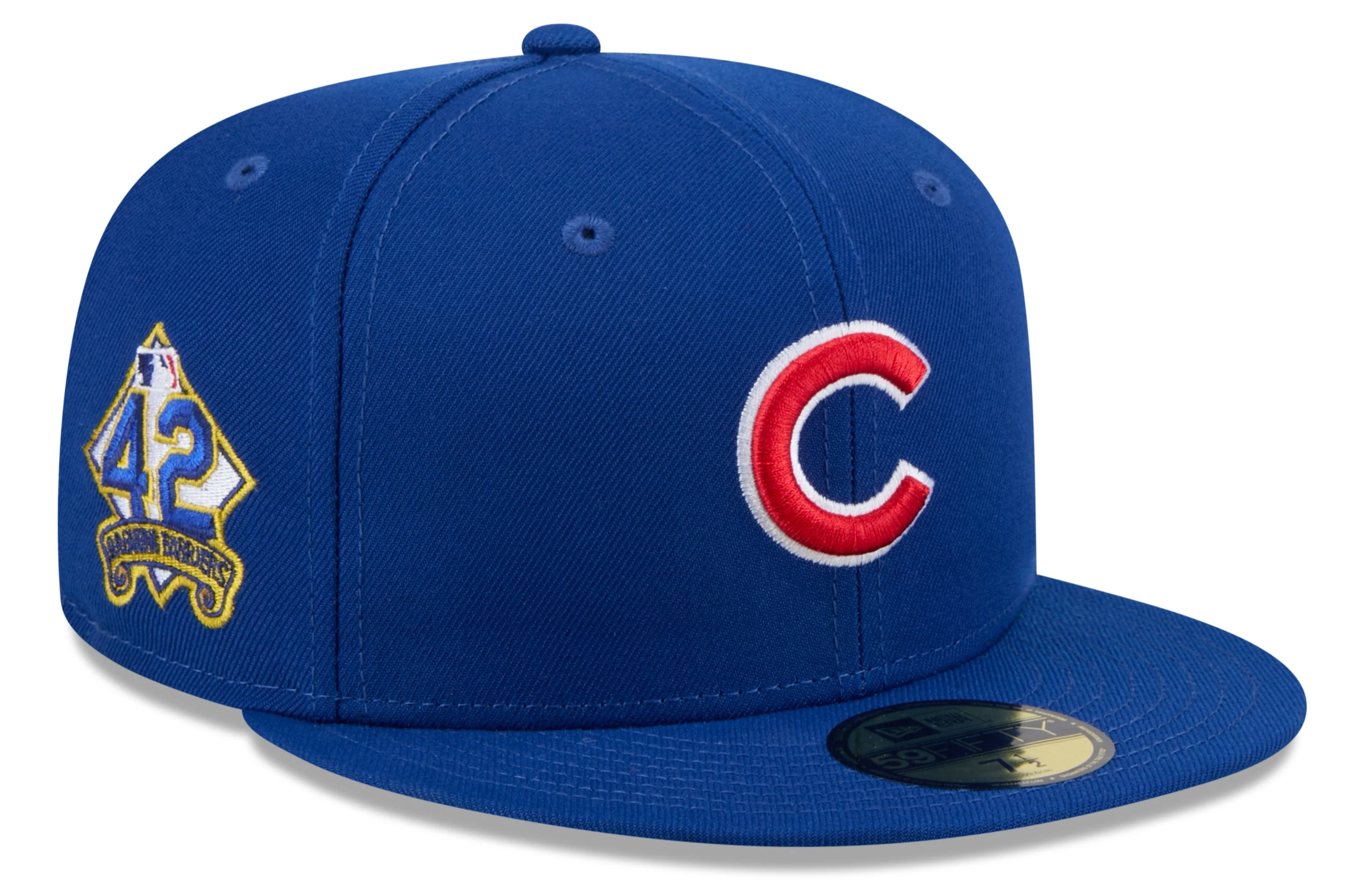 Chicago Cubs Jackie Robinson Day 25 New Era Black Game Authentic Collection On-Field 59FIFTY Fitted Hat