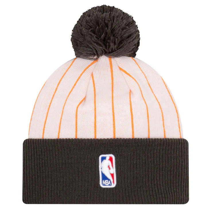 Men's Orlando Magic New Era Brown/Orange 2020/21 City Edition Pom Cuffed Knit Hat