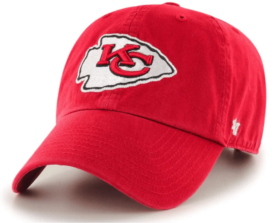 Kansas City Chiefs Clean Up Adjustable Hat By 47 Brand