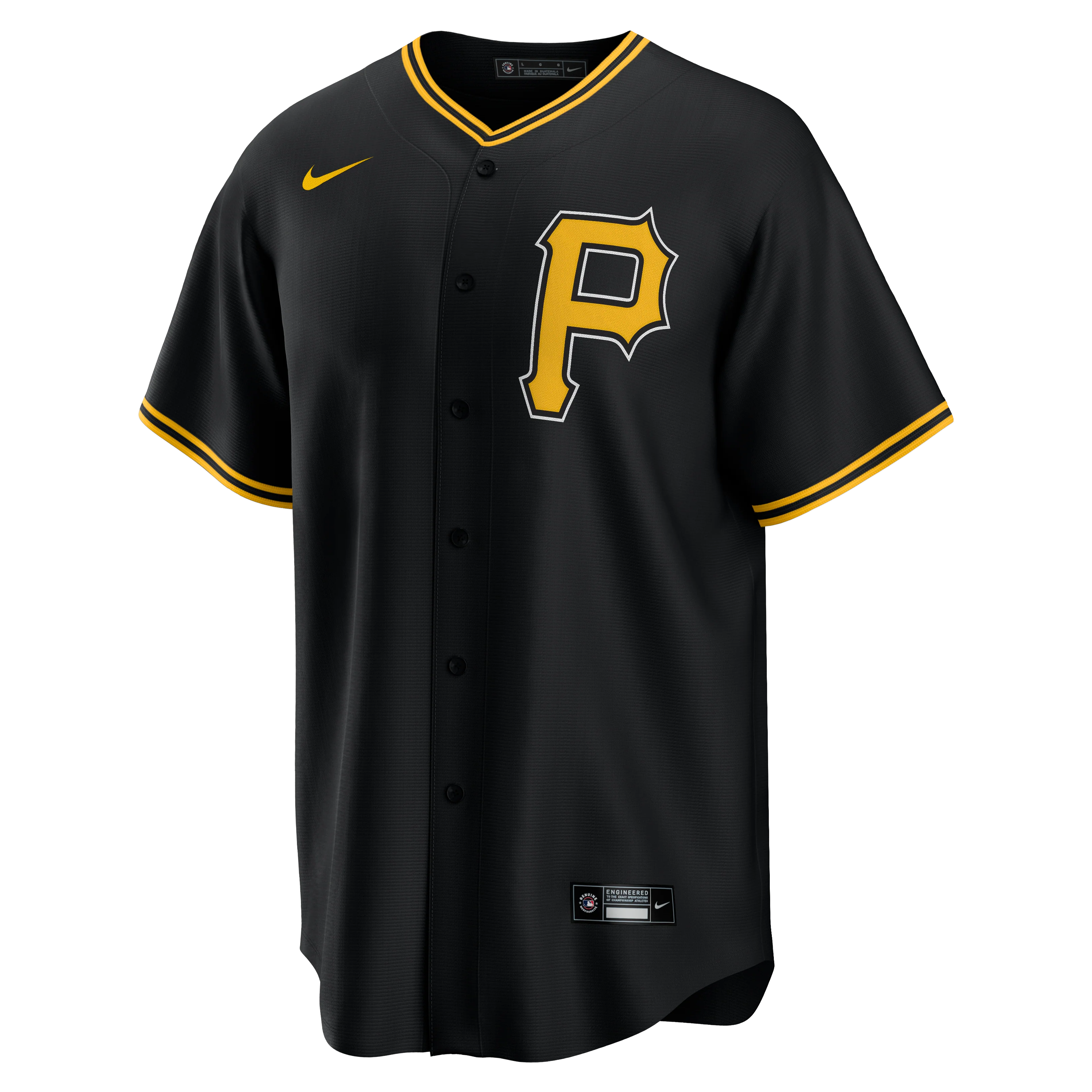 Men's Paul Skenes Pittsburgh Pirates Nike Black Alternate Replica Team Jersey