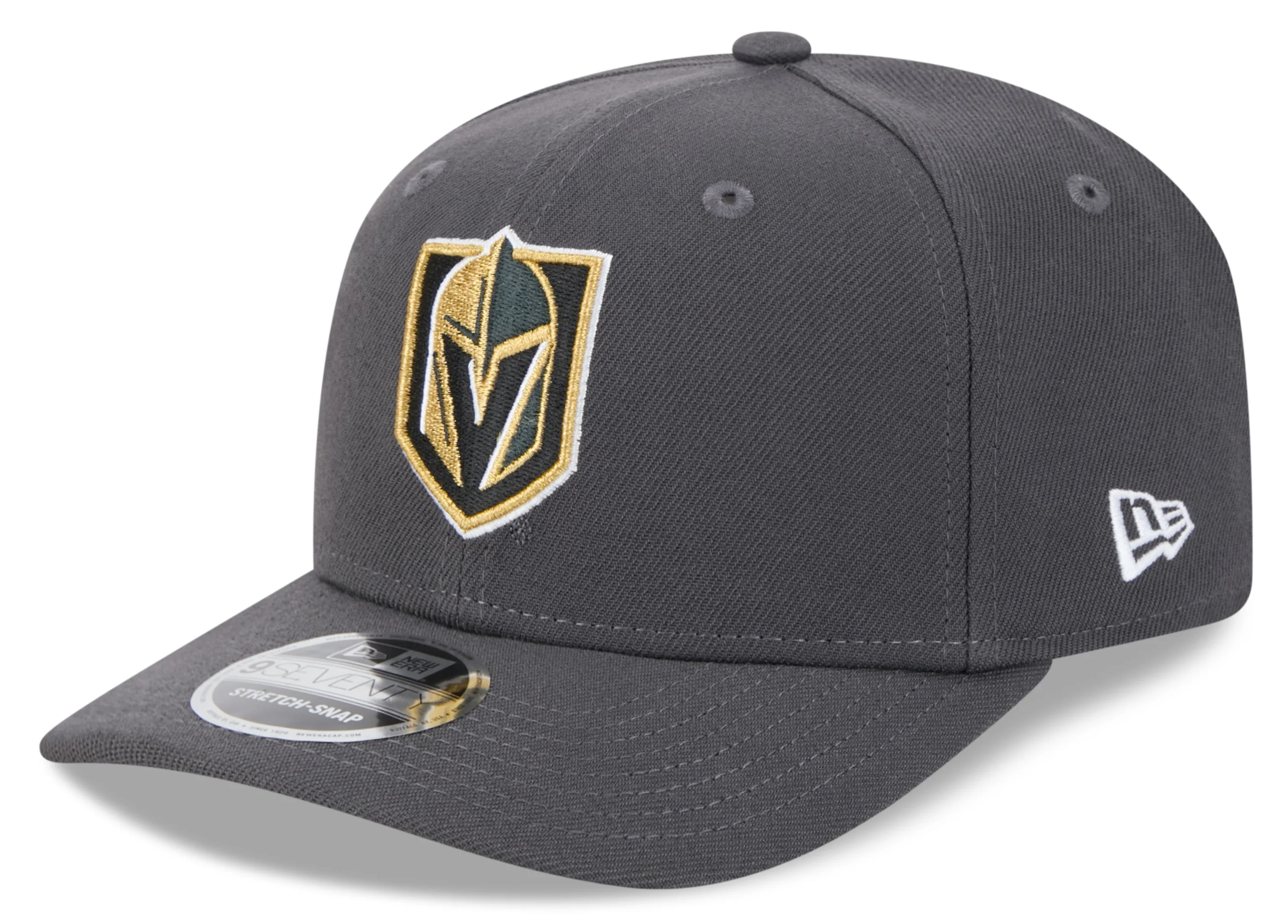 Men's Vegas Golden Knights Gray New Era 9SEVENTY Adjustable Hat