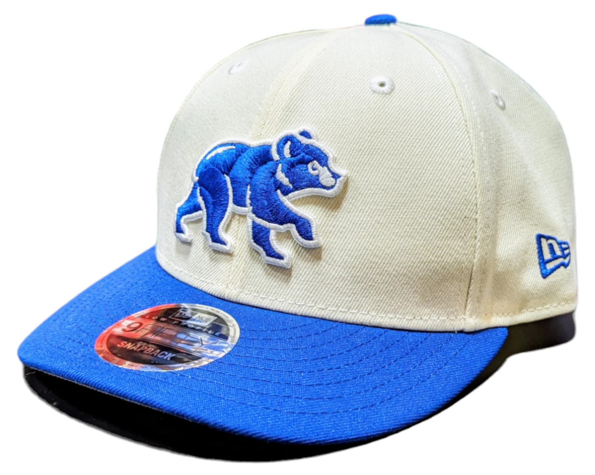 Chicago Cubs New Era Chrome/Royal Spring Training Bear Low Profile 9FIFTY Snapback Adjustable Hat