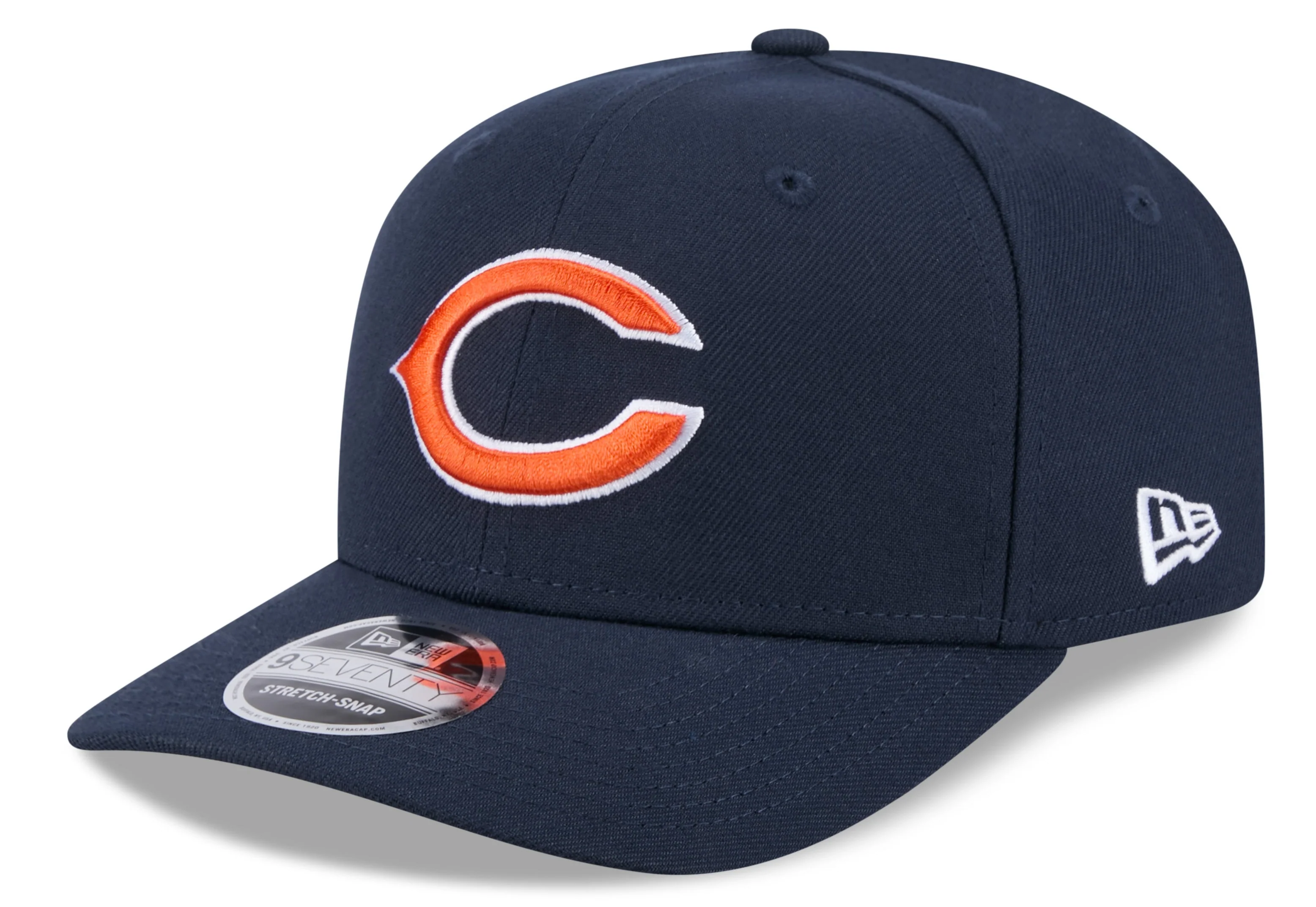 Chicago Bears New Era 9SEVENTY Navy Secondary Logo Adjustable Cap
