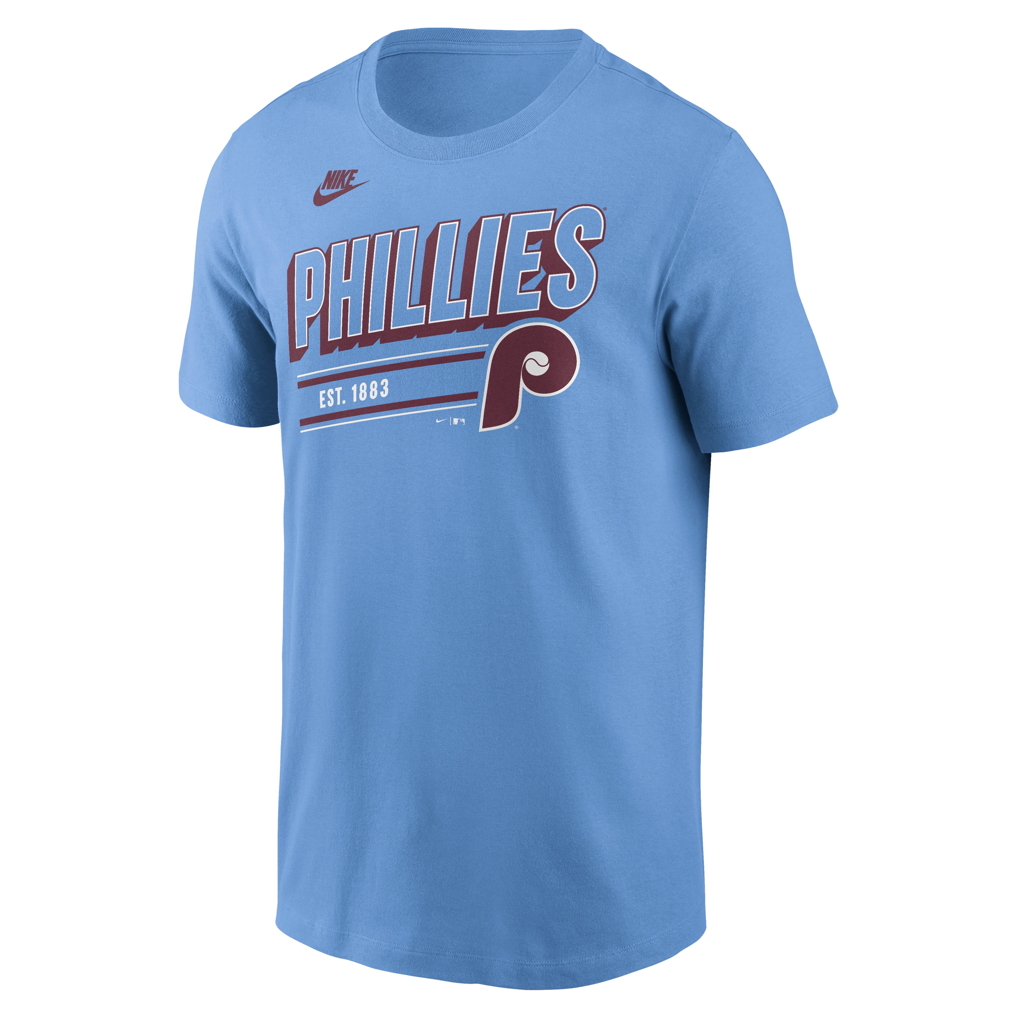 Men's Philadelphia Phillies Nike Valor Blue Cooperstown Retro T-Shirt