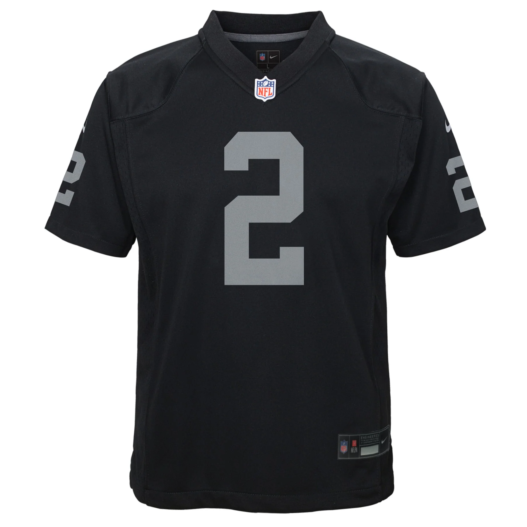 Youth Ashton Jeanty Las Vegas Raiders Black Nike Game Jersey