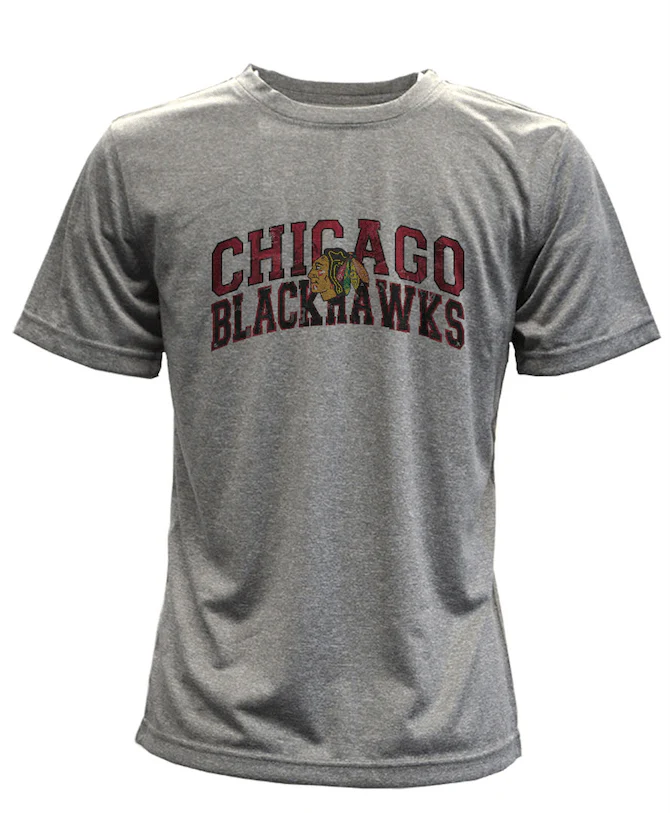 Youth Chicago Blackhawks Performance Arch Tee By Levelwear