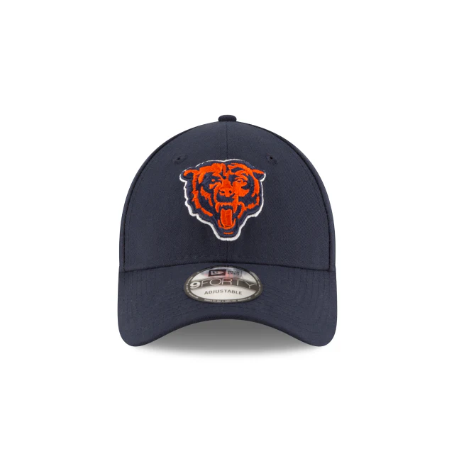 Chicago Bears Navy The League Primary Logo 9FORTY Adjustable Game Cap