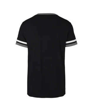 Men’s Chicago White Sox Cooperstown Collection Flint Black ’47 Otis Ringer Tee