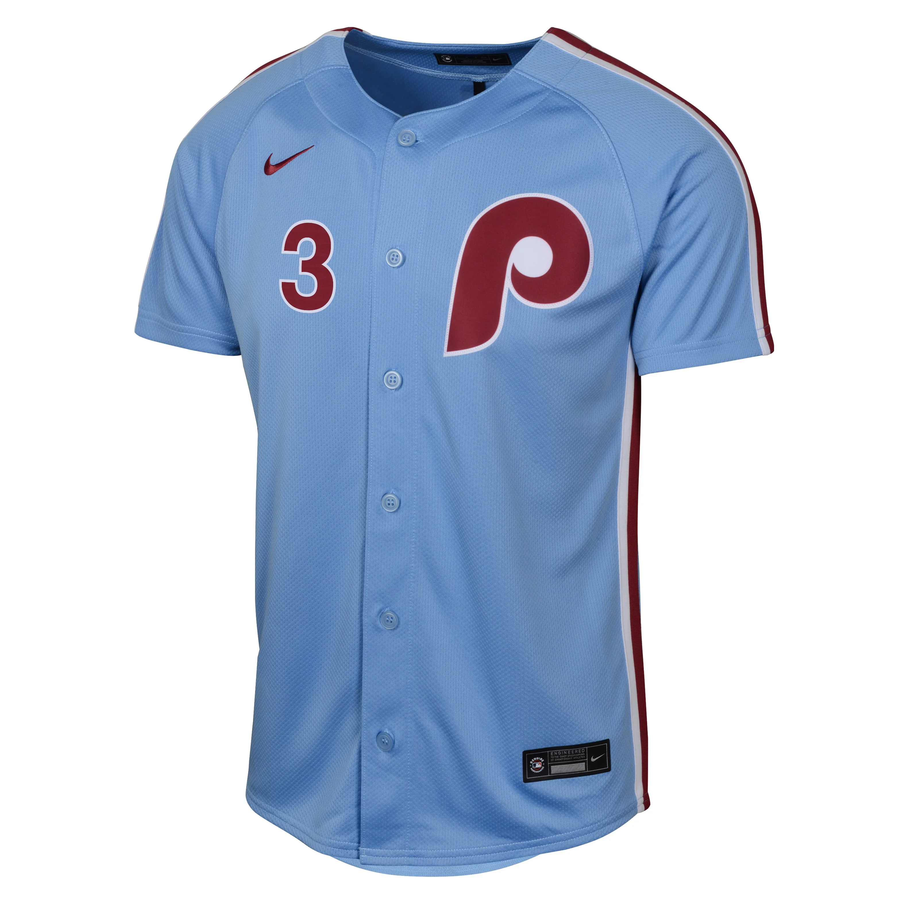 Youth Bryce Harper Philadelphia Phillies NIKE Blue Alternate Limited Replica Jersey