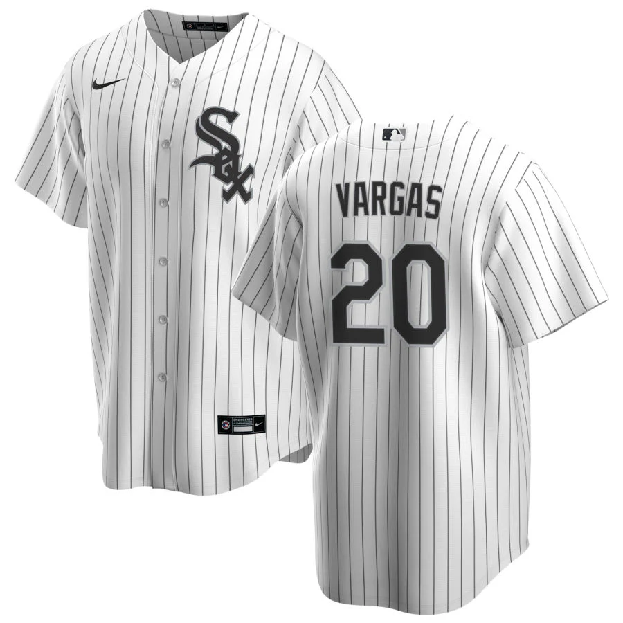 Men's Miguel Vargas Chicago White Sox NIKE Replica Home Premium Twill Jersey