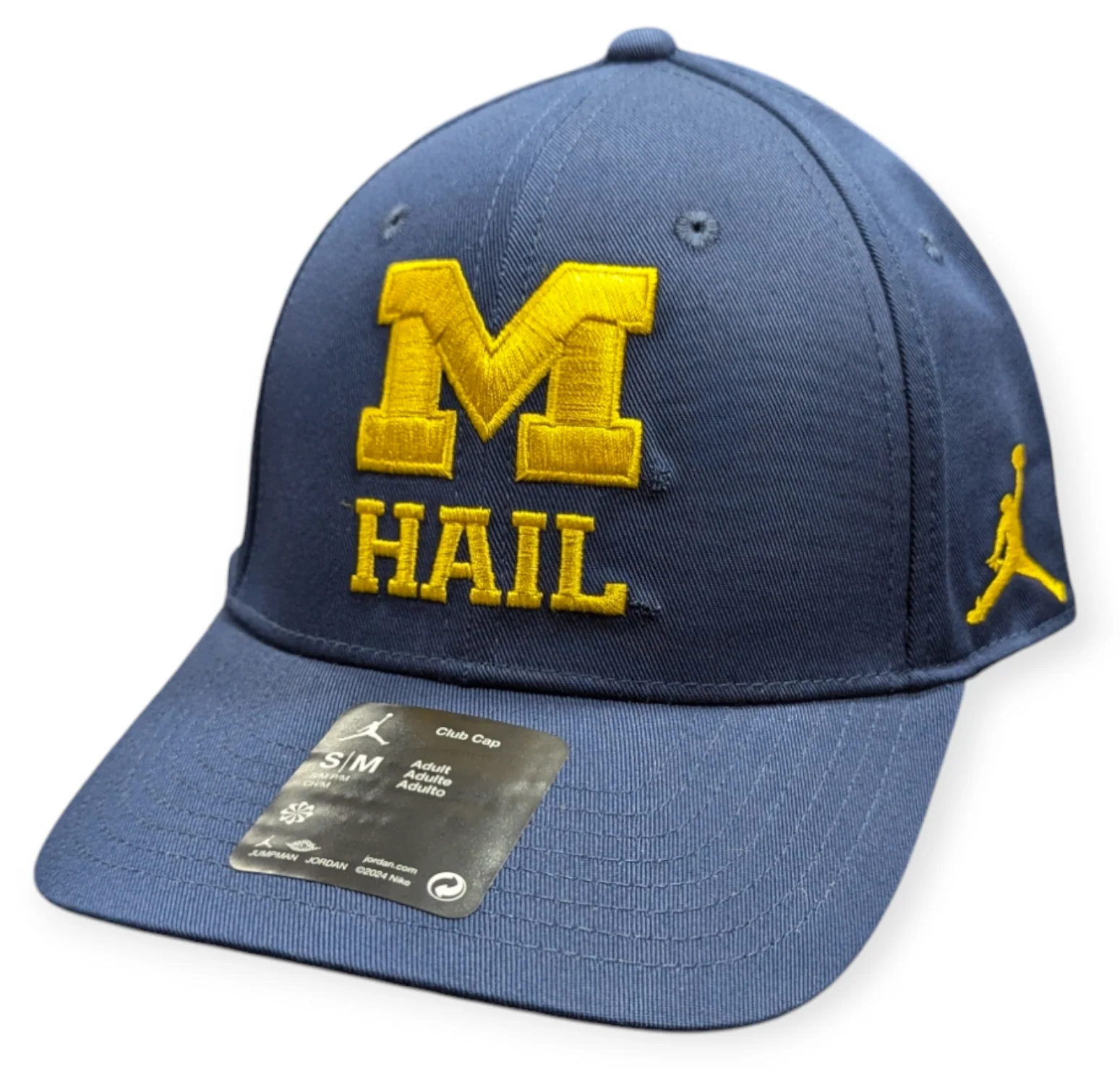 Michigan Wolverines Nike Jumpman Navy Adjustable Club Hat