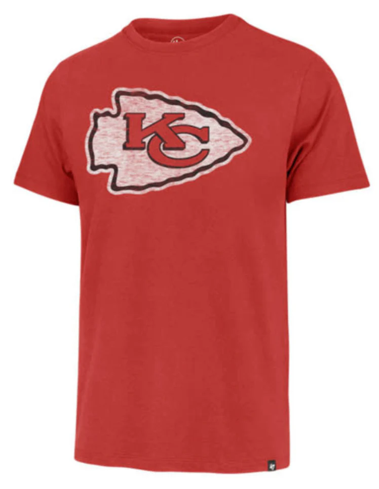 Men’s ’47 Kansas City Chiefs Rescue Red Grit Scrum Tee