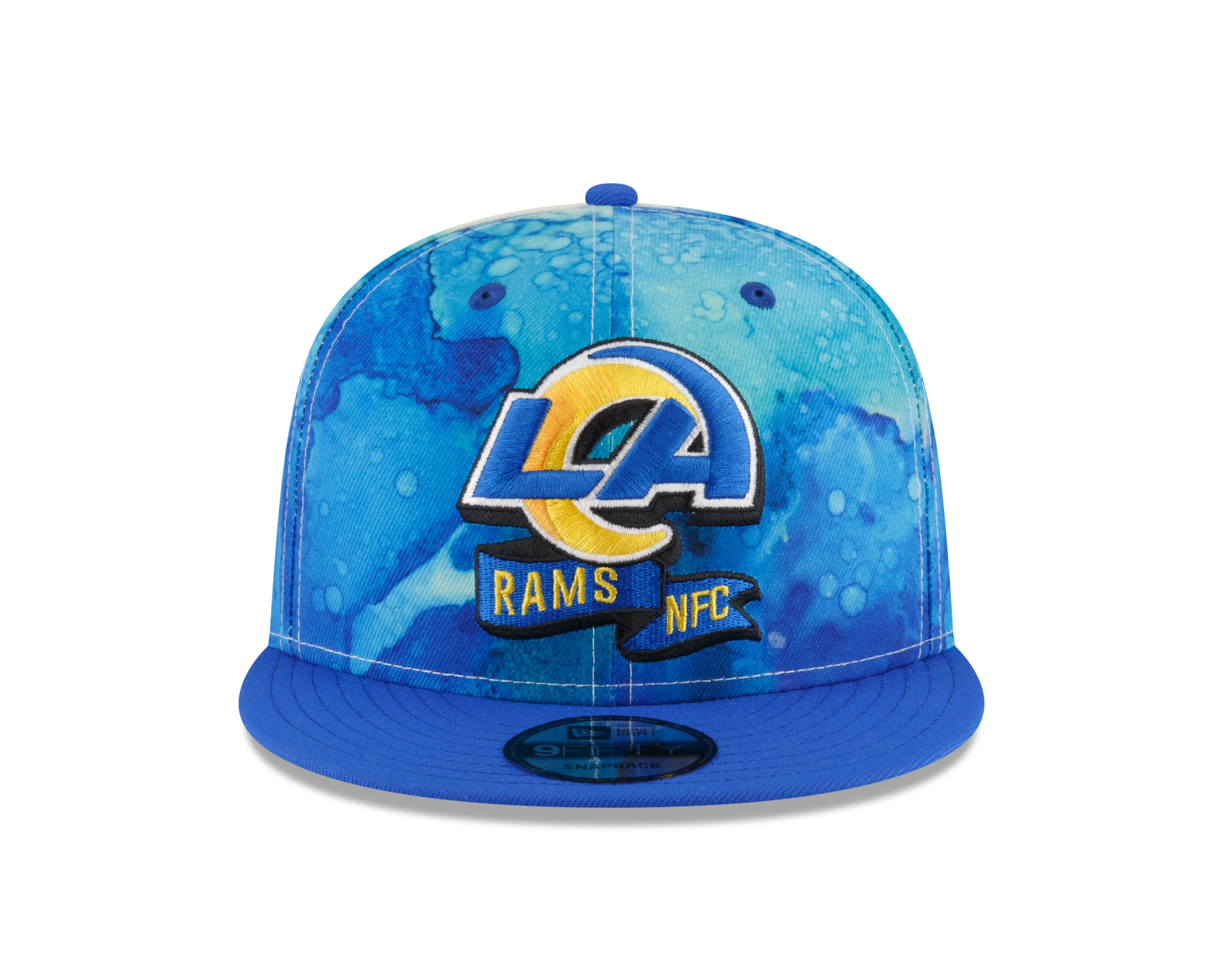 Men's Los Angeles Rams New Era Ink 2022 NFL Sideline 9FIFTY Snapback Adjustable Hat