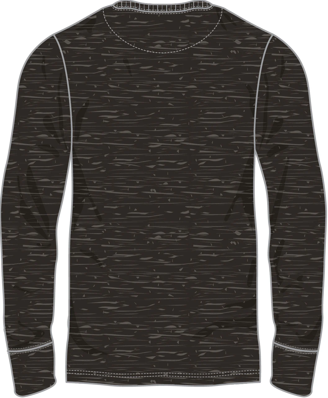 Men's Chicago White Sox Cooperstown Collection Black Legendary Slub Long Sleeve Tee