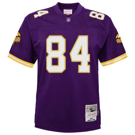 Youth Minnesota Vikings Randy Moss Mitchell & Ness Purple Retired Player Vintage Replica Jersey