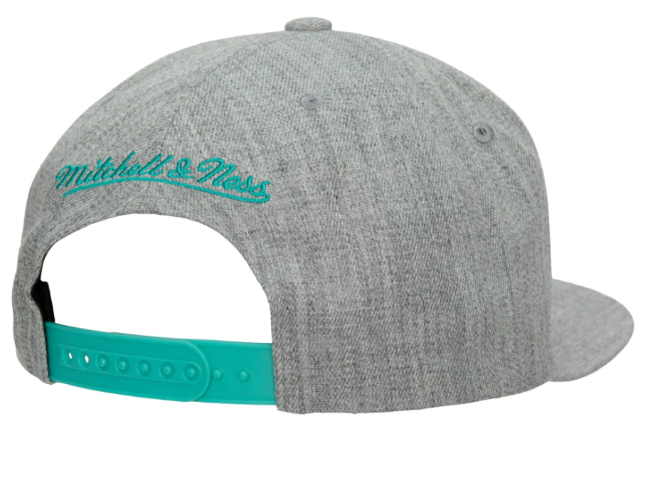 Vancover Grizzlies HWC Team Gray Heather 2.0 Mitchell & Ness Snapback Hat