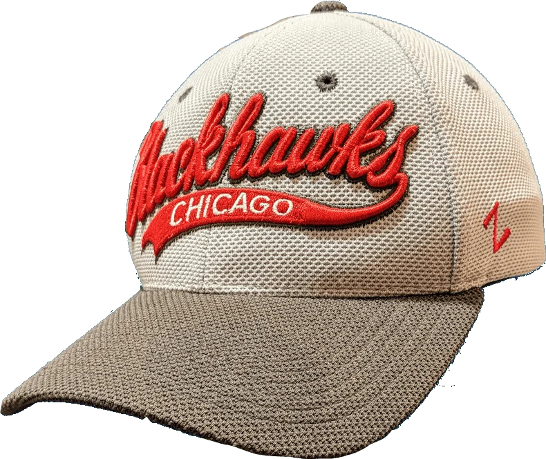 Zephyr NHL Chicago Blackhawks Swoop AG Flex Fit Cap
