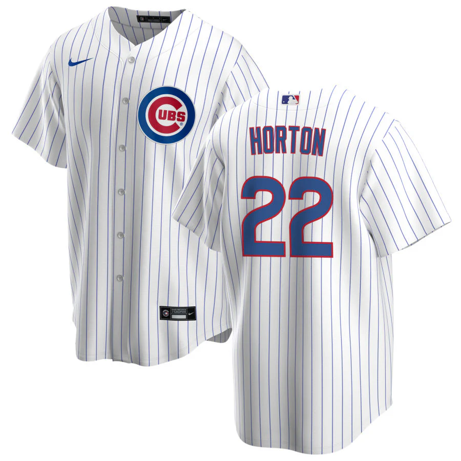 NIKE Men's Cade Horton Chicago Cubs Premium Twill White Home Replica Jersey