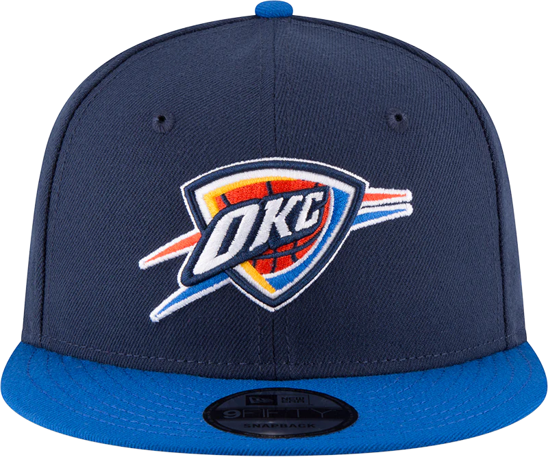 Men’s Oklahoma City Thunder 2 Tone Navy/Blue 9FIFTY Snapback Hat By New Era
