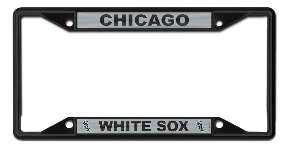 MLB Chicago White Sox Black License Plate Frame