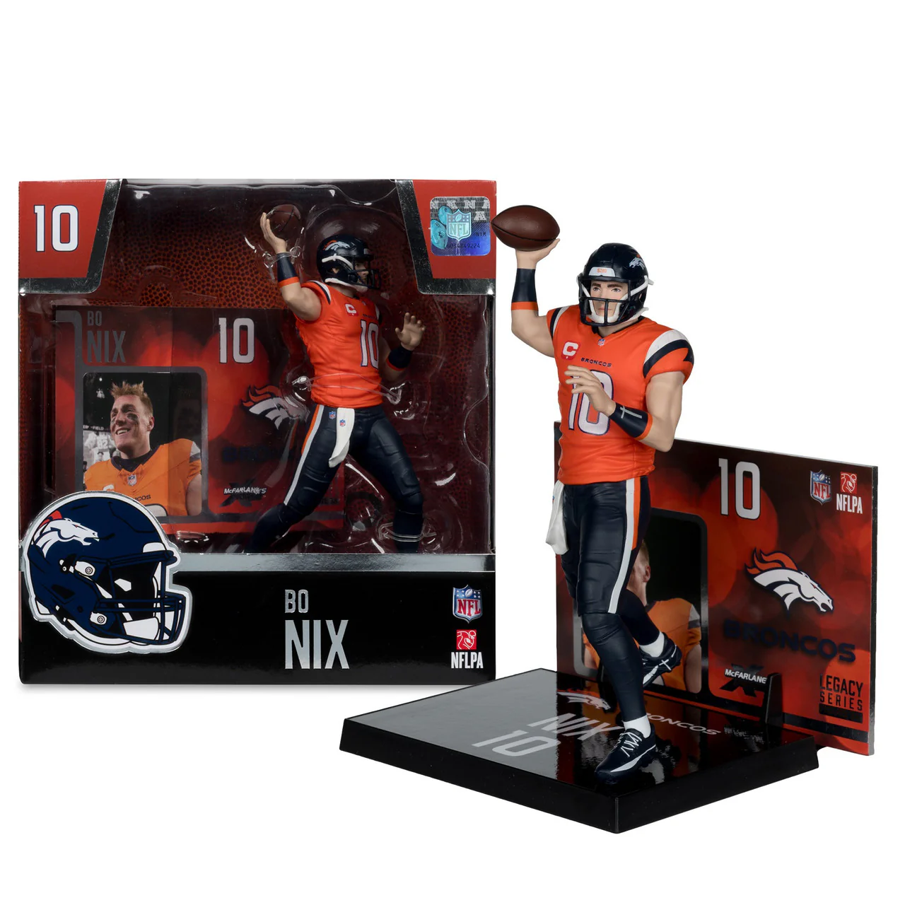 Bo Nix Denver Broncos Sportspicks Legacy Series McFarlane Figure