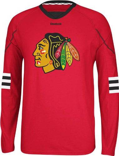 Chicago Blackhawks Edge Long Sleeve Jersey Tee