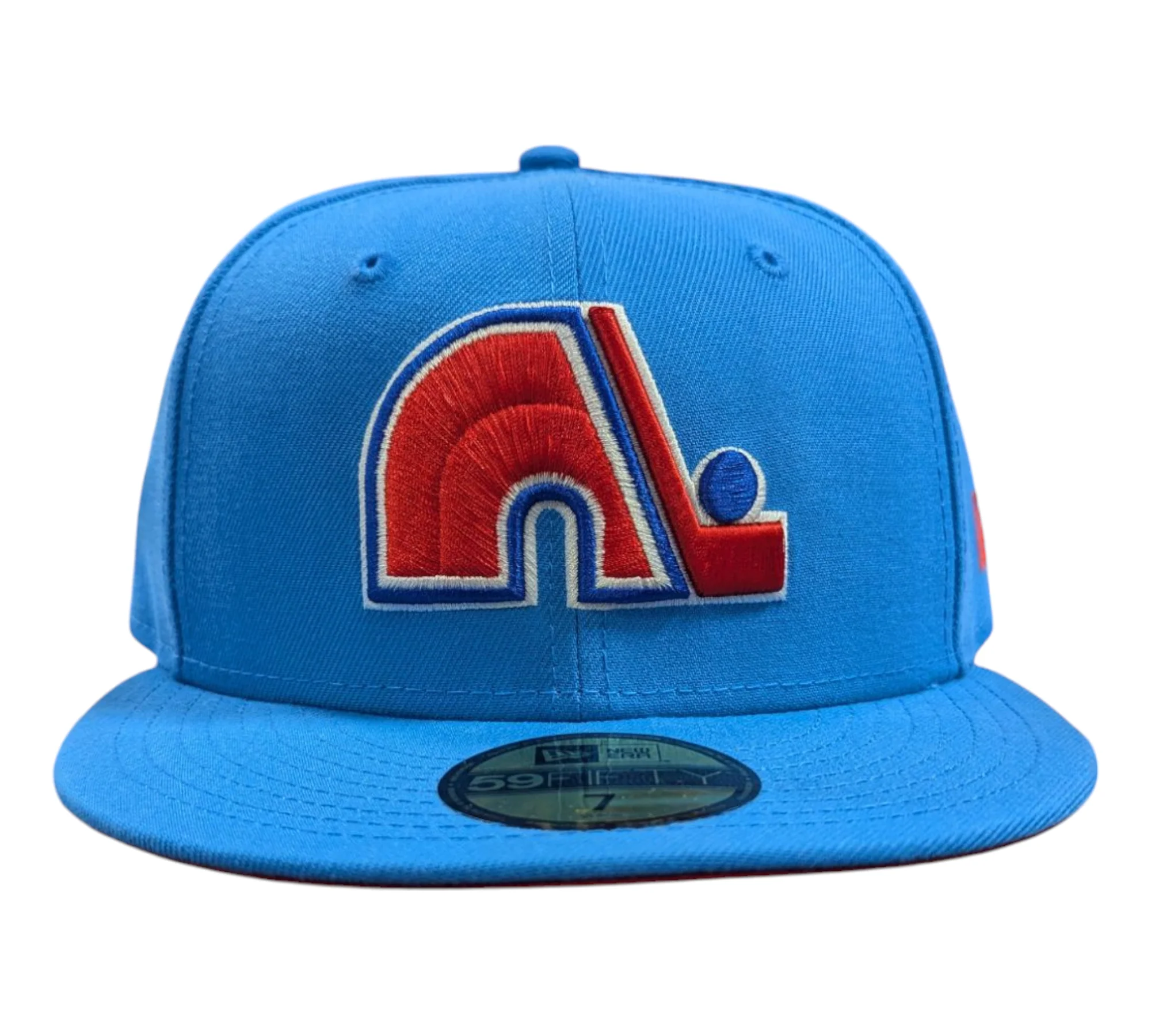 Quebec Nordiques New Era Sky Blue Fleur-De-Lis 59FIFTY Fitted Hat