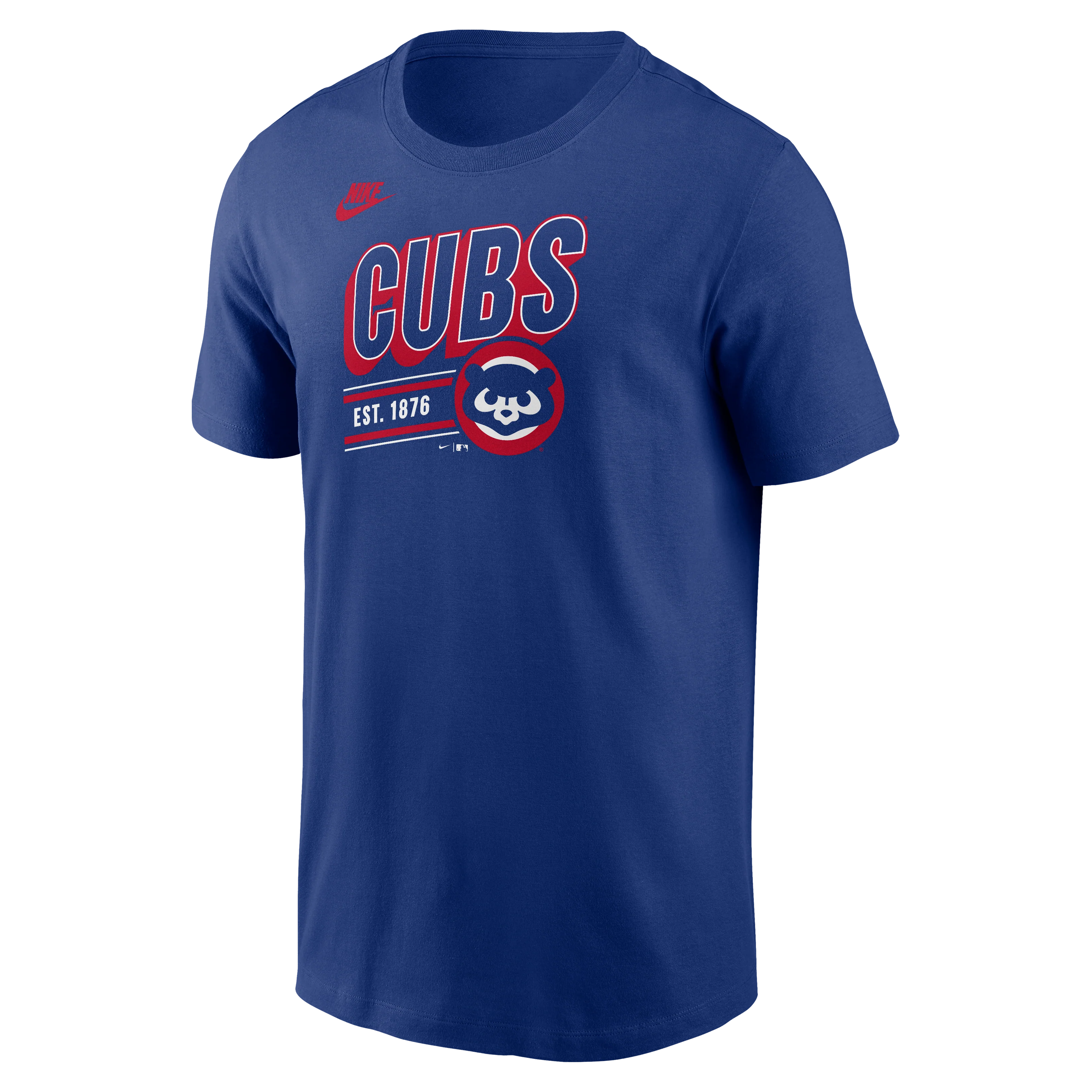 Men's Chicago Cubs Nike Royal Blue Cooperstown Retro T-Shirt