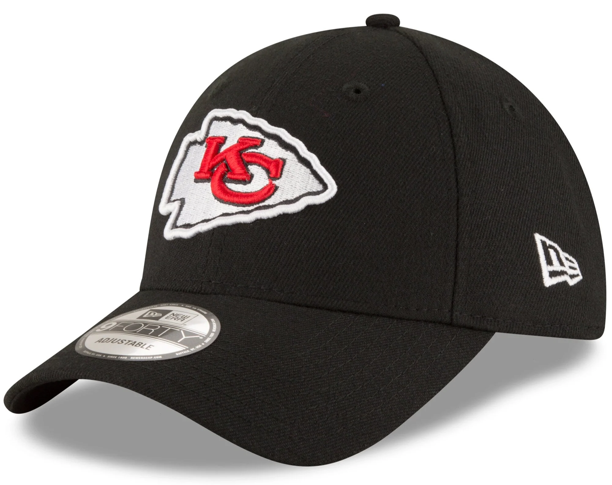 Kansas City Chiefs Black The League 9FORTY Adjustable Game Hat