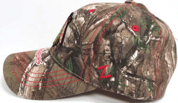 NHL Chicago Blackhawks Zephyr Cap Adjustable Stix Realtree Camo Adjustable Hat