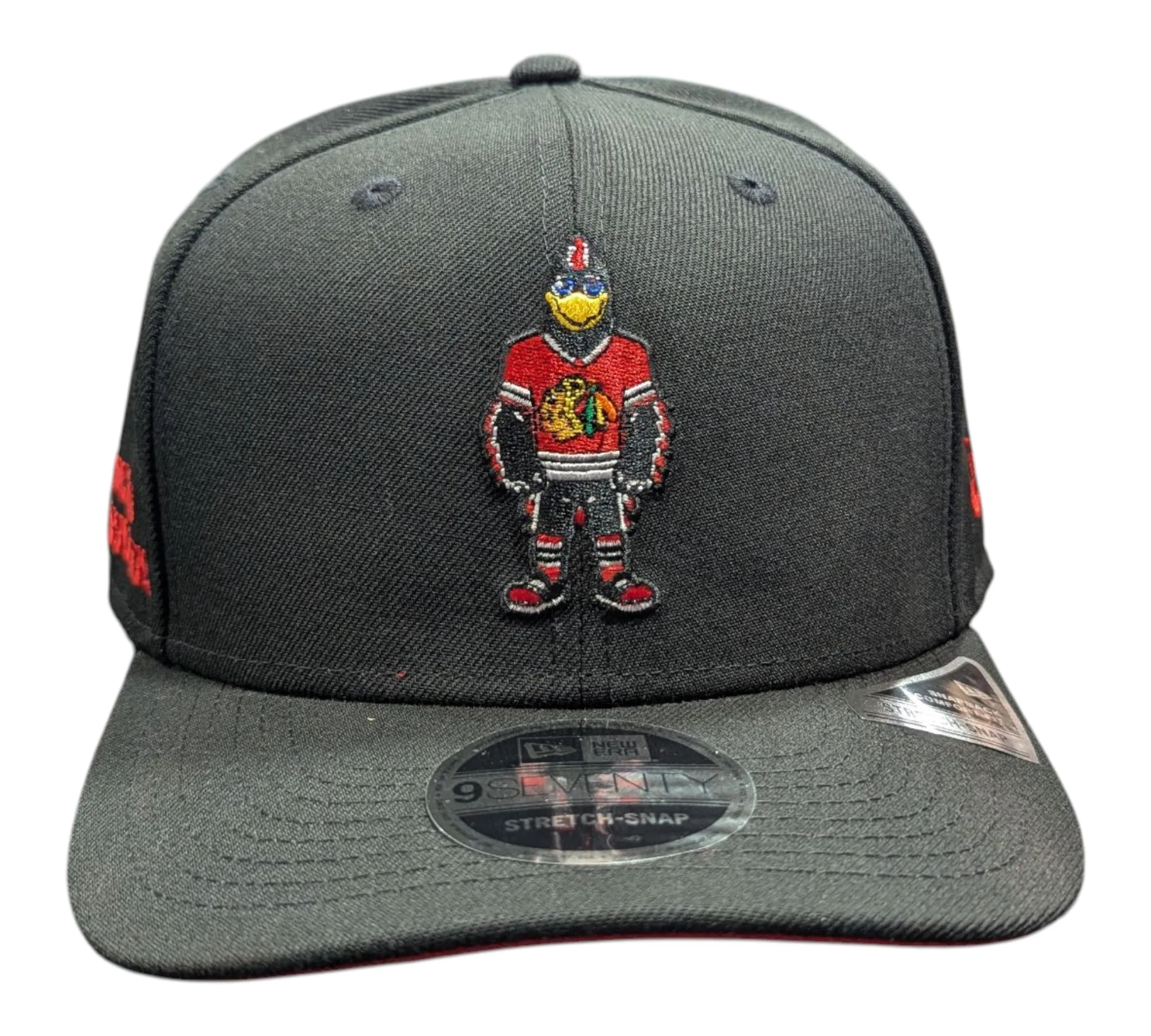 Chicago Blackhawks New Era NHL Tommy Hawk Black 9SEVENTY Adjustable Hat