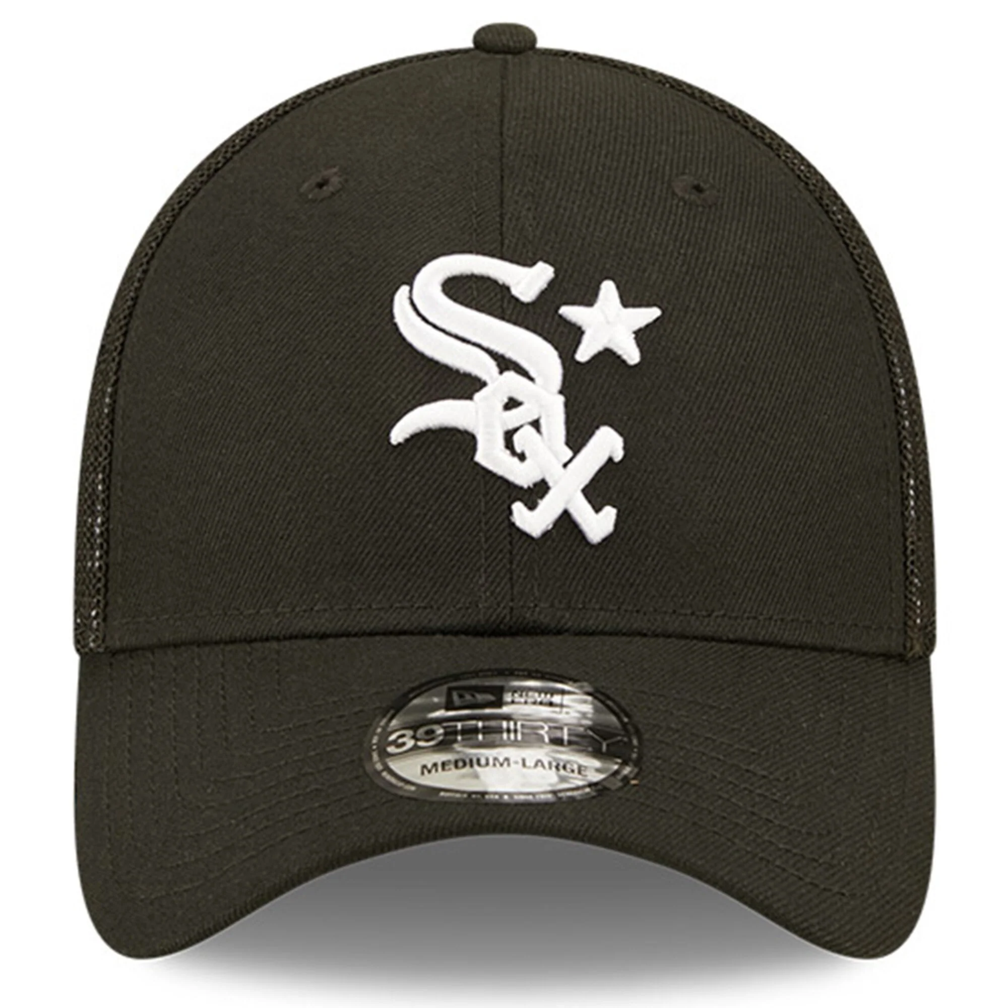 Chicago White Sox New Era 2022 All Star Game Workout Black 39THIRTY Flex Fit Hat
