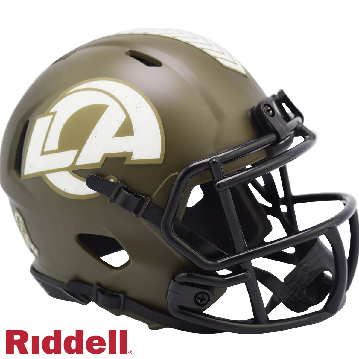 Riddell Los Angeles Rams 2022 Salute To Service Speed Mini Helmet