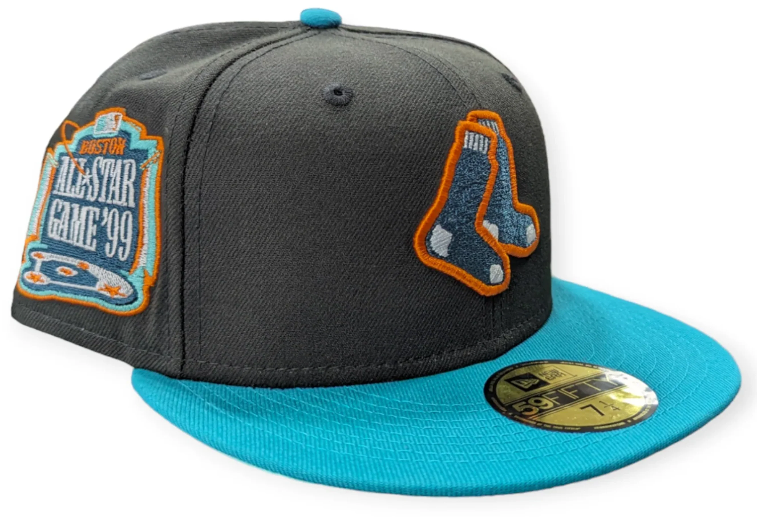 Boston Red Sox New Era Black/Pine Hellbilly Deluxe 59FIFTY Fitted Hat