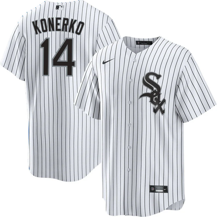 Paul Konerko Chicago White Sox NIKE Replica Men's Home Premium Twill Jersey