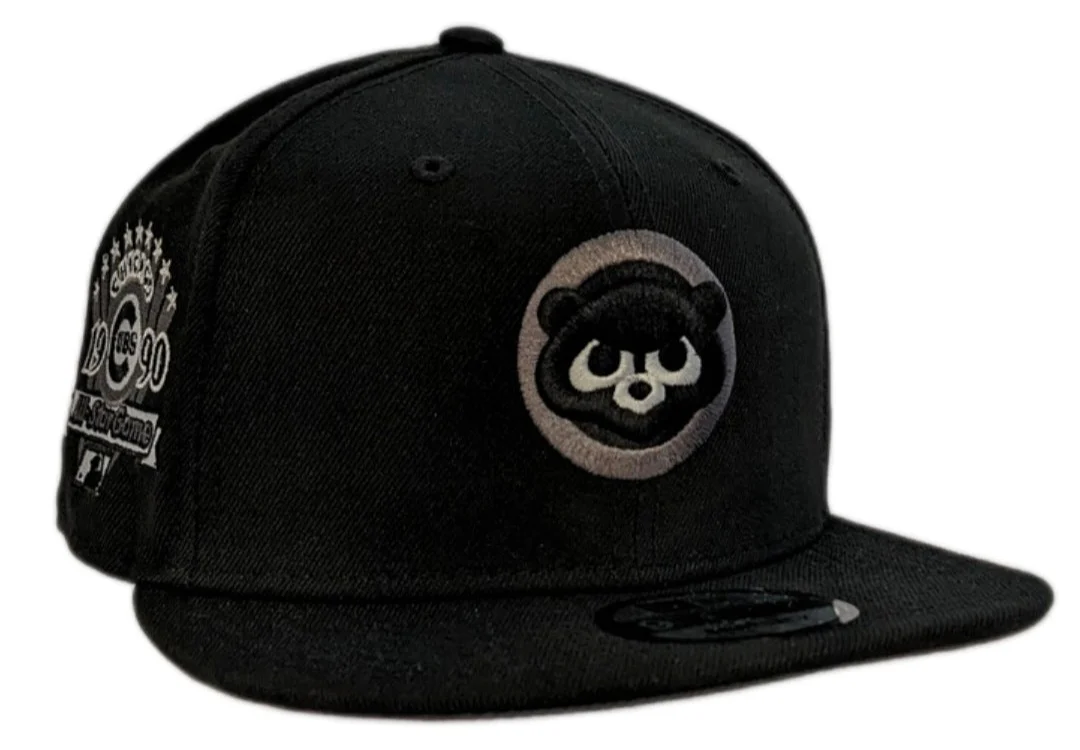 Chicago Cubs 1990 All-Star Game Black/Graphite New Era 9FIFTY Snapback Hat