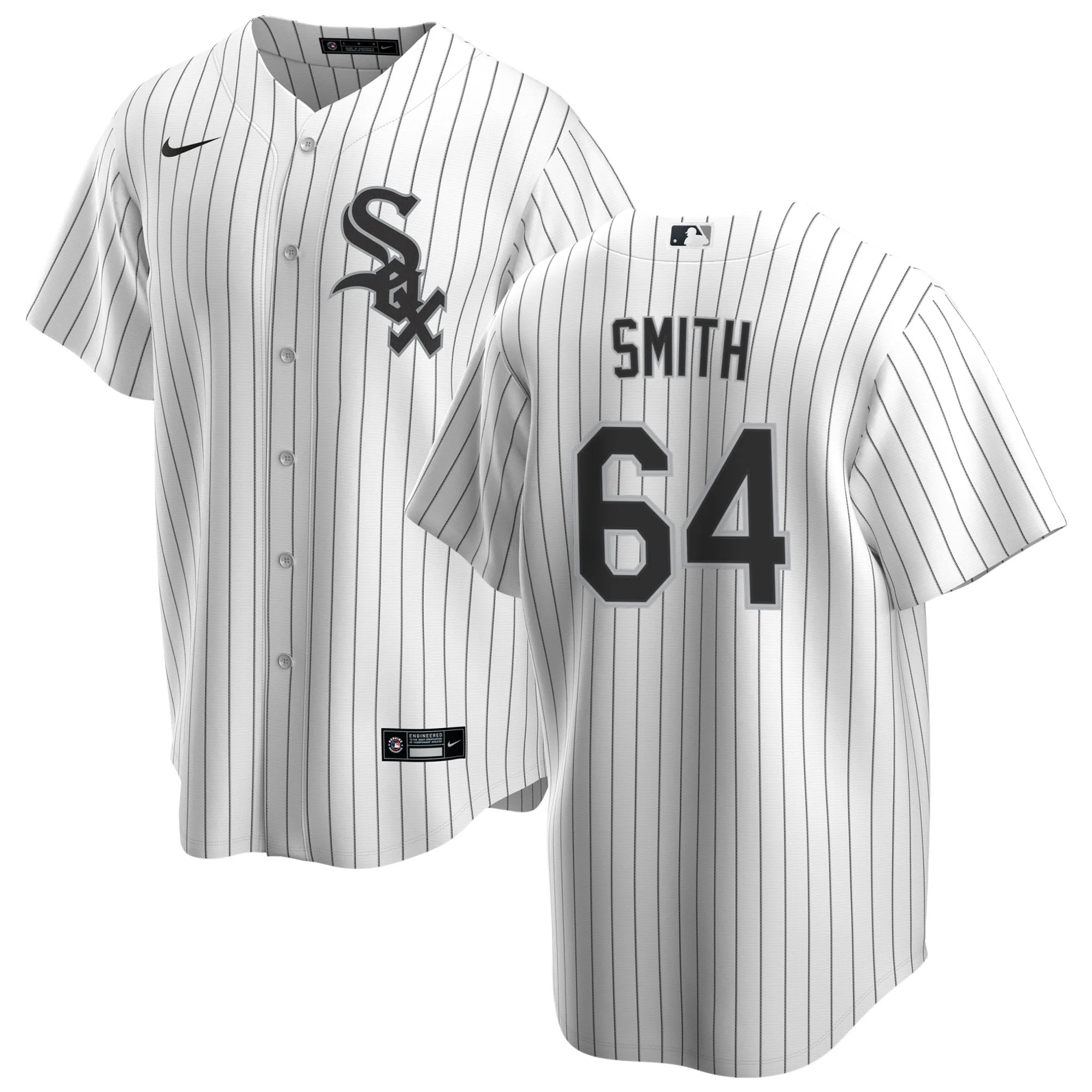 Men's Shane Smith Chicago White Sox NIKE Replica Home Premium Twill Jersey