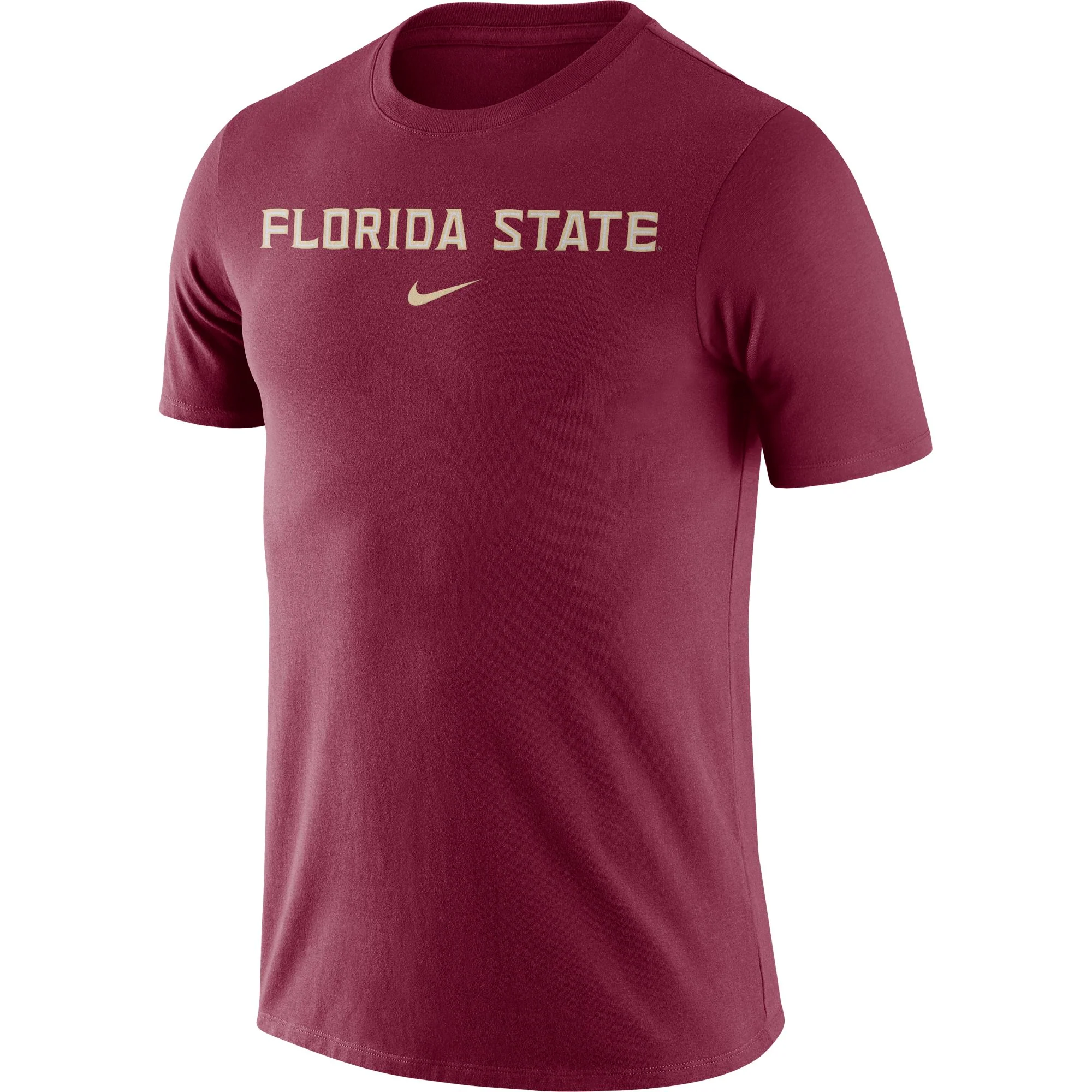 Florida State Seminoles Nike Essential Wordmark T-Shirt – Maroon