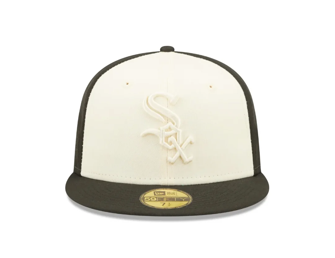 Chicago White Sox New Era Tonal Chrome/Black 2005 World Series Essential 59FIFTY Fitted Hat