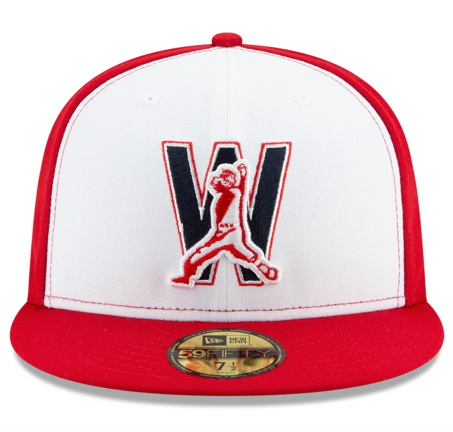 Men's Washington Nationals New Era White Alternate 4 Authentic Collection On-Field 59FIFTY Fitted Hat