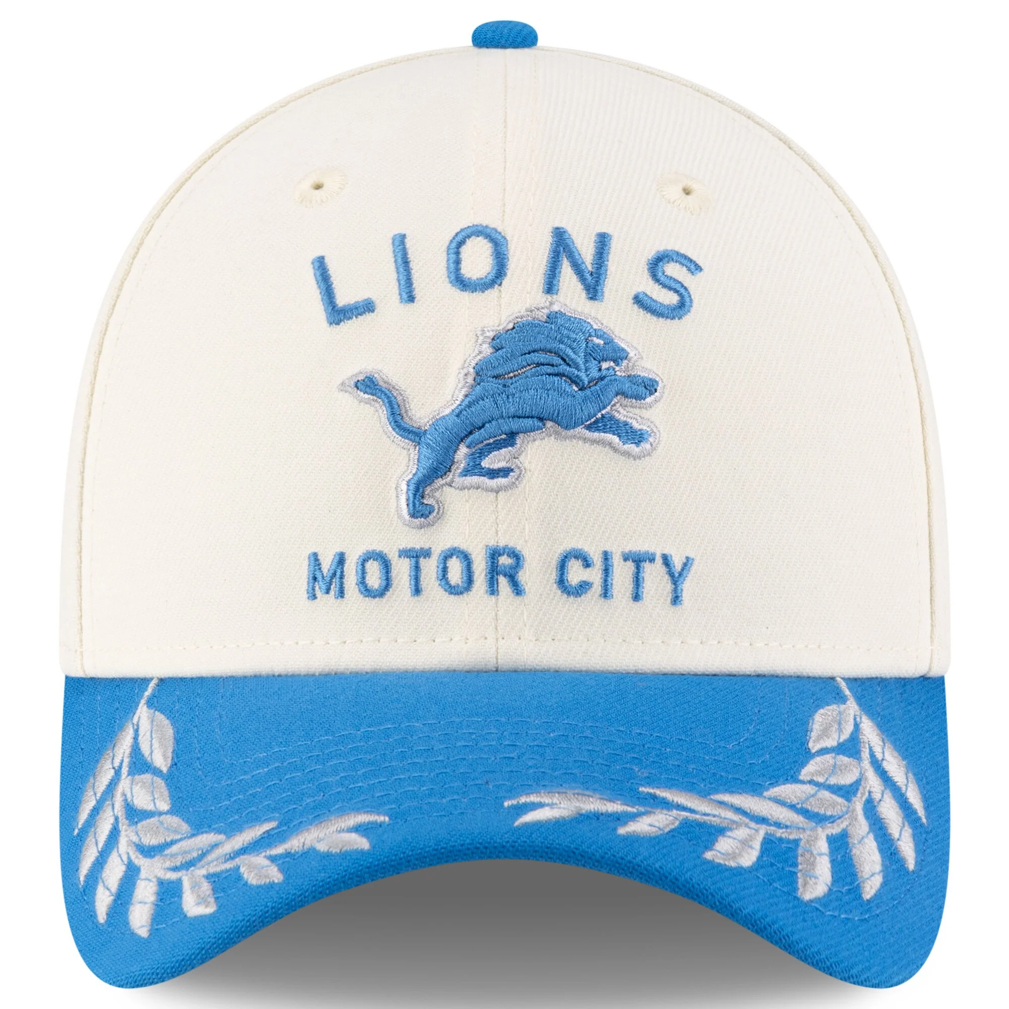 Men's Detroit Lions New Era 2025 NFL Draft Chrome 39THIRTY Flex Fit Hat