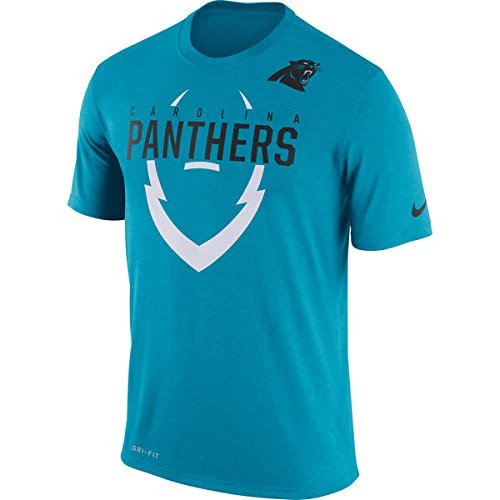 Youth Carolina Panthers Nike Icon Teal Performance Dri-Fit Tee