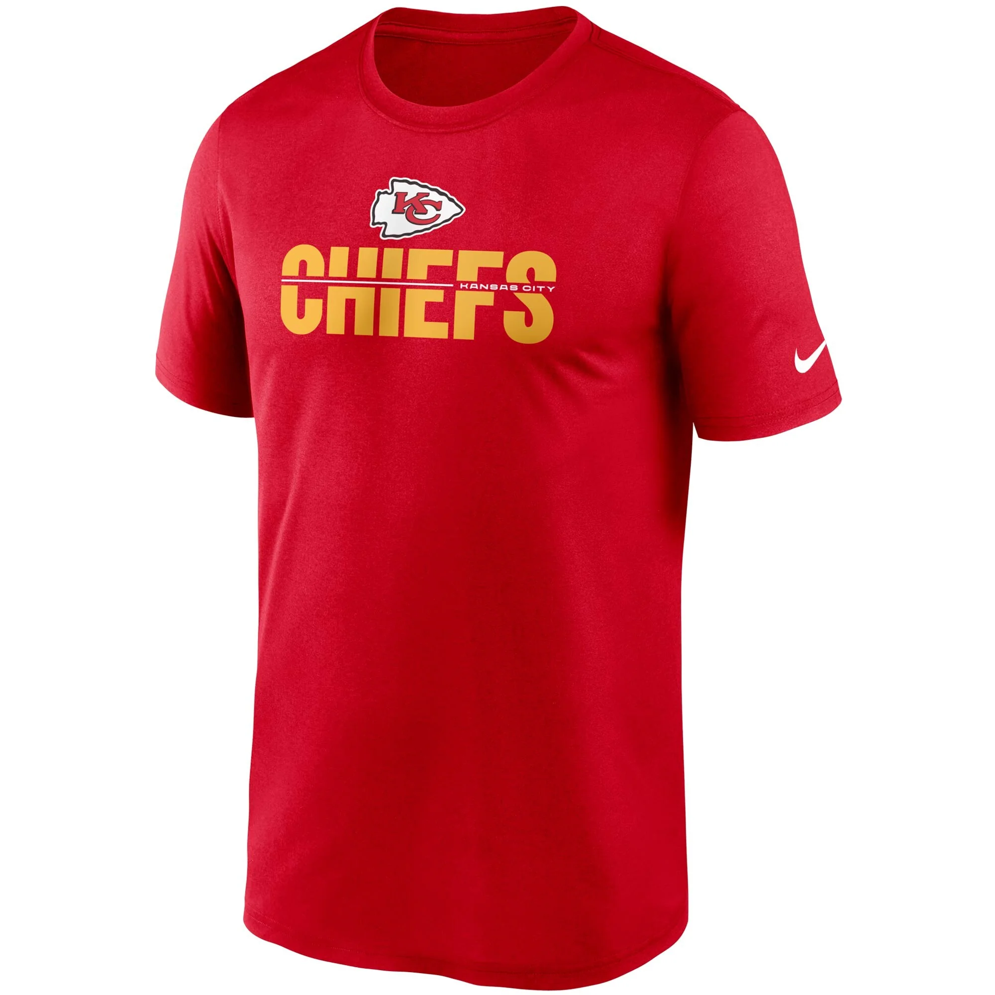 Men's Kansas City Chiefs Nike Red Legend Microtype Performance T-Shirt