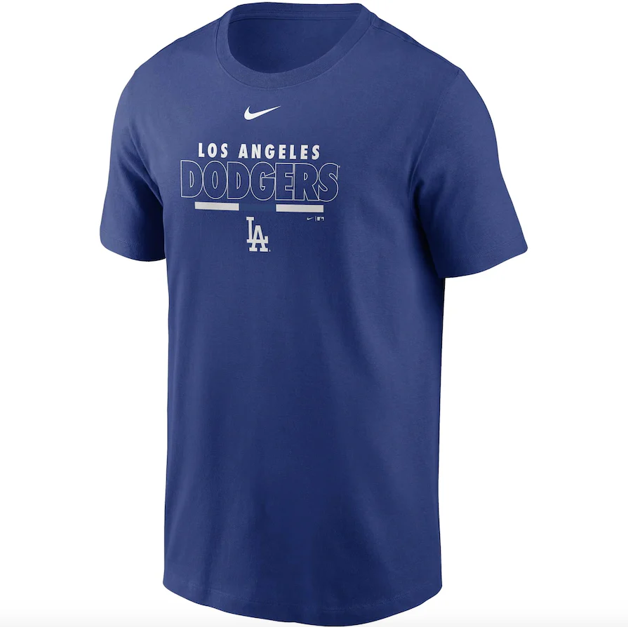 Men's Los Angeles Dodgers Nike Royal Color Bar T-Shirt