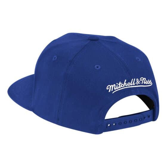 Men's Philadelphia 76ers Mitchell & Ness Royal Script Hardwood Classics Champ Year Trophy Snapback Hat