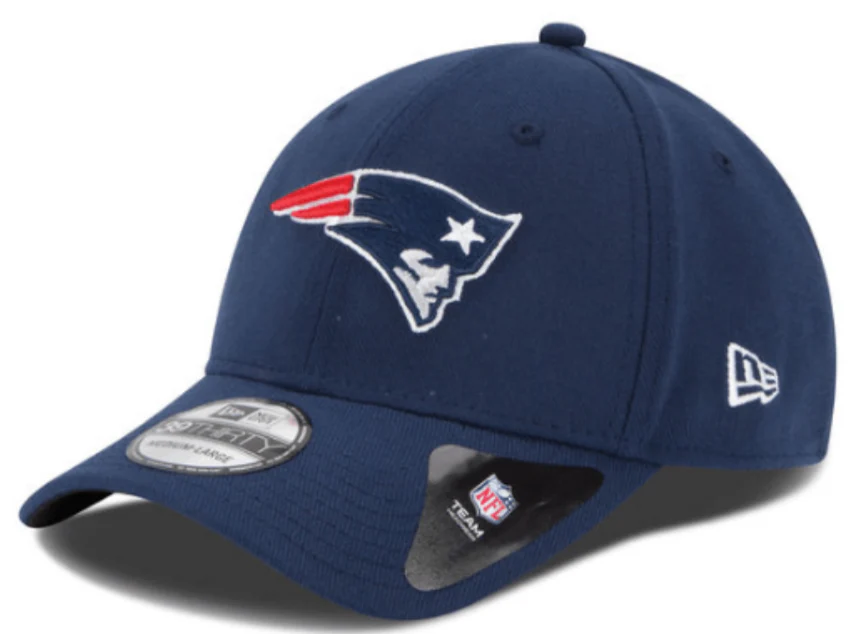 New England Patriots New Era Navy 39THIRTY Team Classic Flex Hat