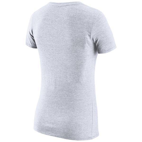 Women's Chicago Cubs Practice 1.7 Tri-Blend V-Neck T-Shirt