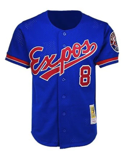 Men's Montreal Expos Gary Carter Mitchell & Ness Royal 1992 Authentic Cooperstown Collection Mesh Batting Practice Jersey